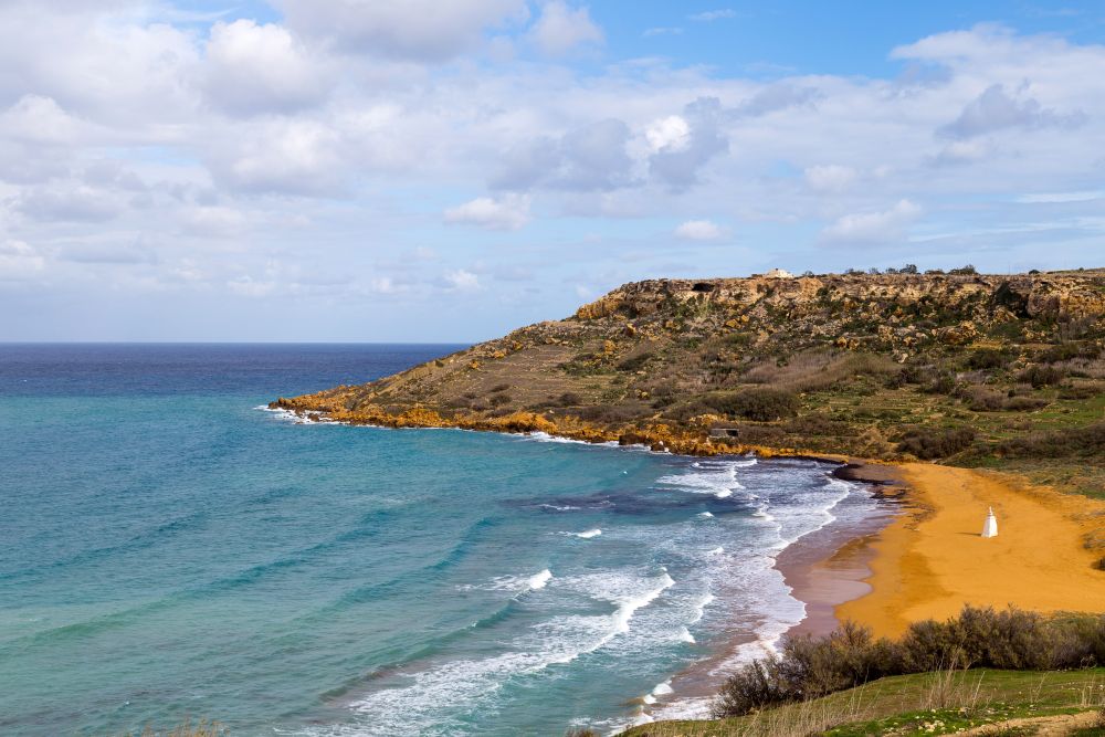 Ramla Bay, ostrov, Gozo