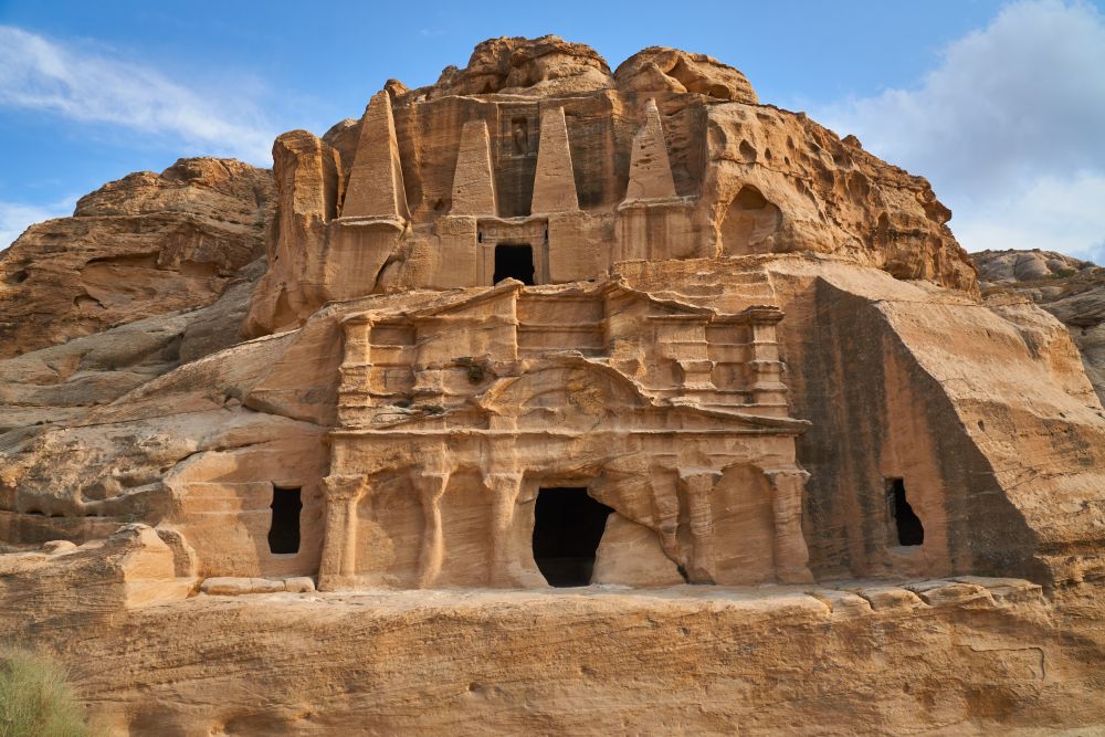 Hrobky v meste Petra