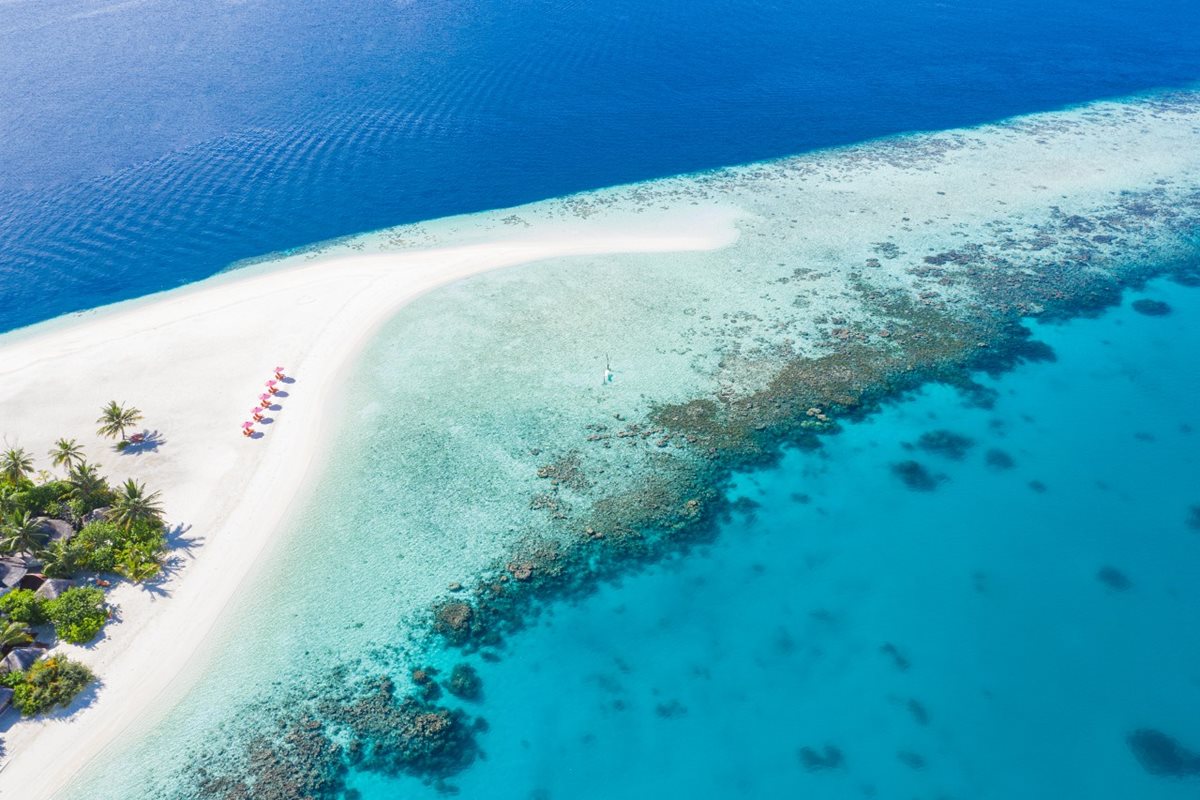 Ako vyzerajú pláže na Maldivách