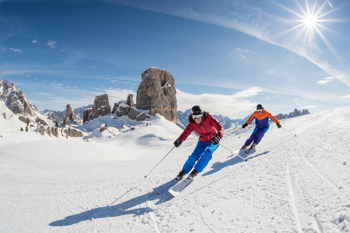 Lyžovánie v oblasti Dolomiti Superski