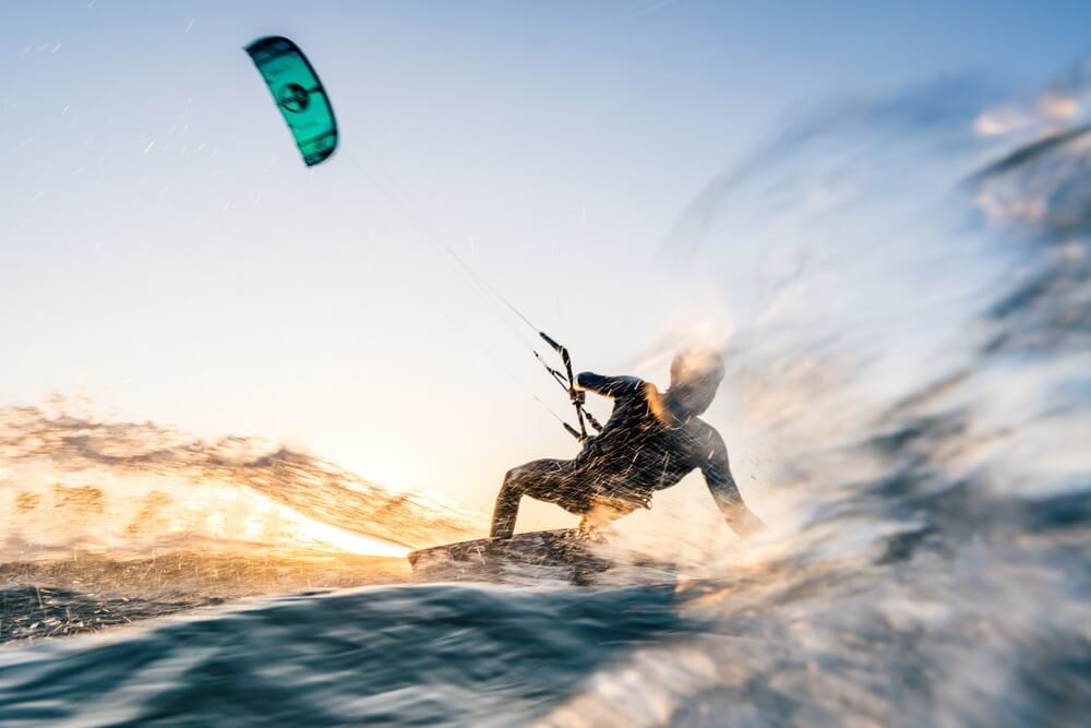 Kitesurfing