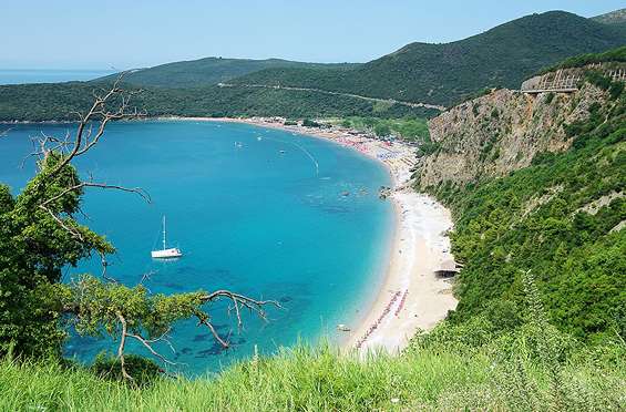 Pláže v Čiernej Hore