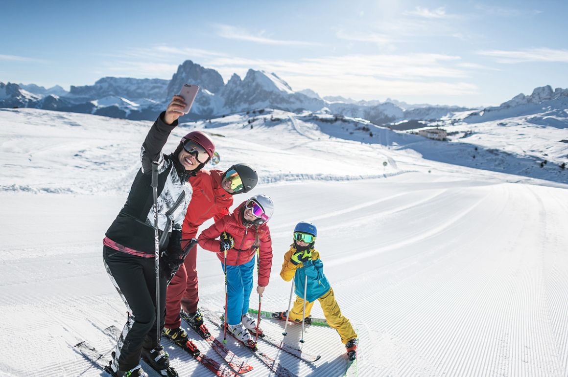 Lyžovanie v Dolomiti Superski s celou rodinou