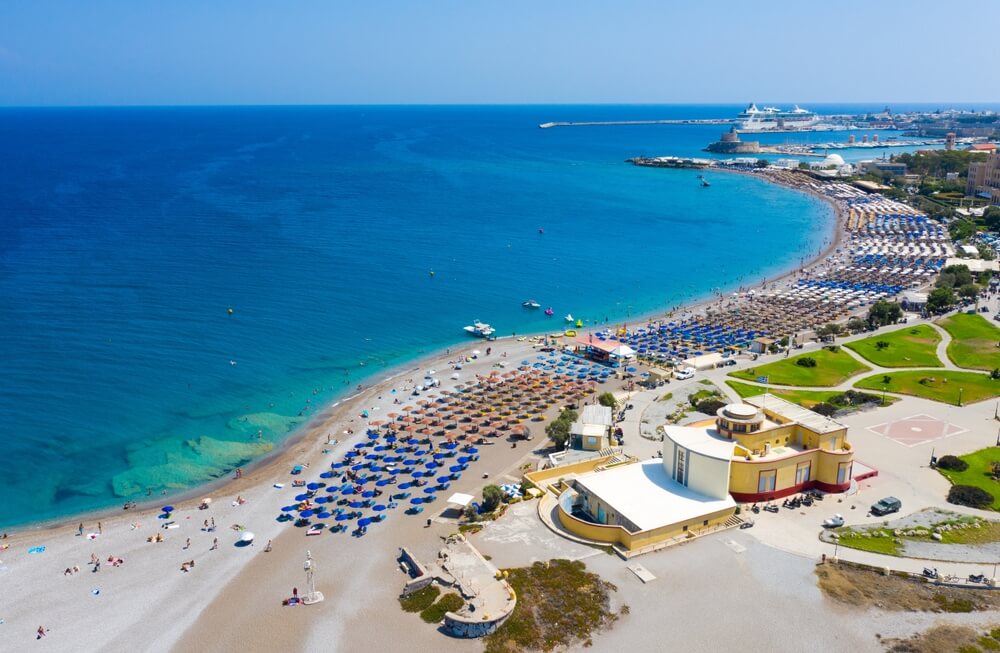 Elli beach, Rhodos