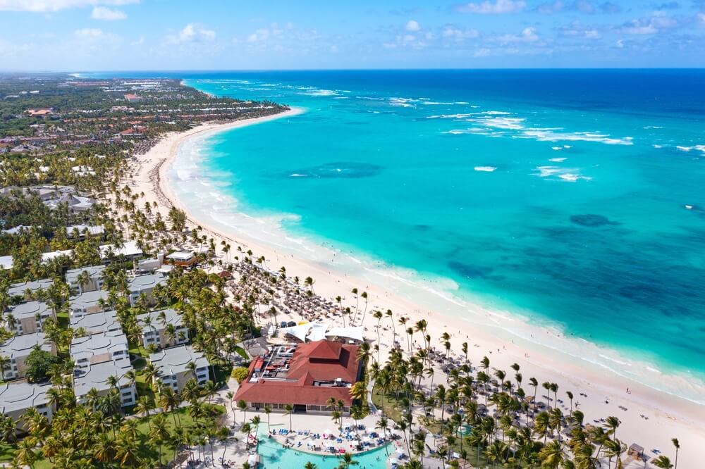 Bavaro beach, Punta Cana, Dominikánska republika